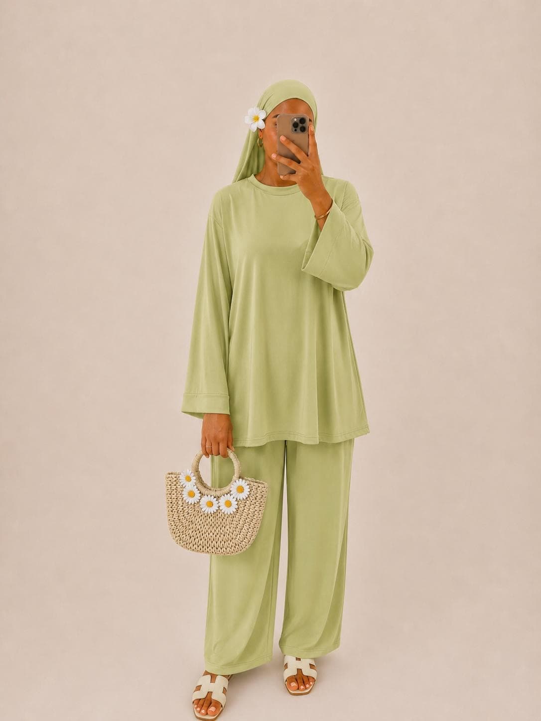 Burkini Pistache col rond