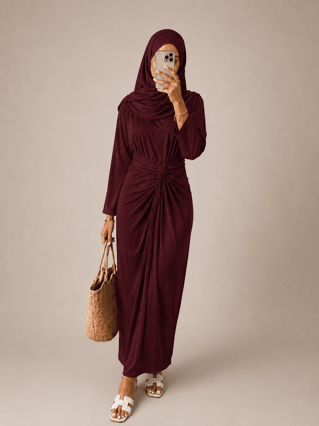 Burkini Paréo Bordeaux